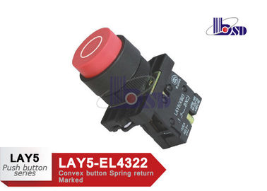 LAY5（XB2）-EL4322 red color spring return flat button push button swithes