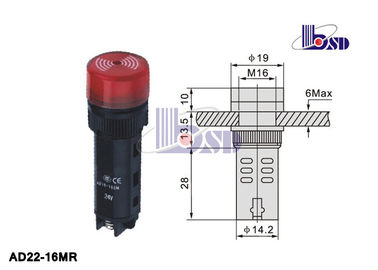 Industrial Led Indicator Lamp , Indicator Warning Light OEM Service