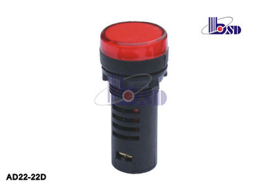 Commercial Telecommunication Red  Panel Mount Indicator Lamps High Brightness